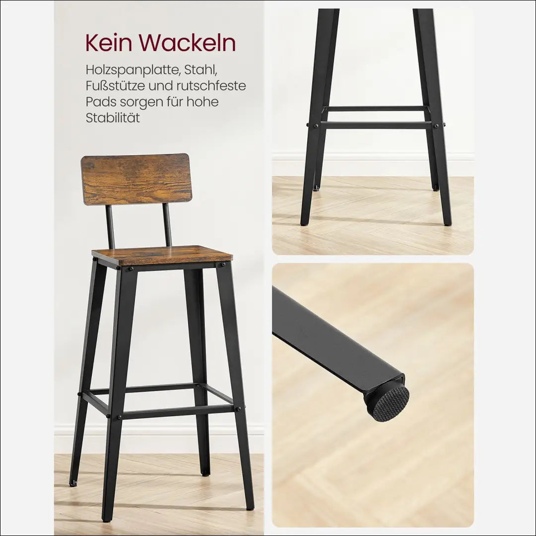 Baro kėdžių komplektas (2vnt) SM080 - €118 Save 40% 100-200, __label:Pristatymas 5-14 d.d., baro-kedes, notouch30, song