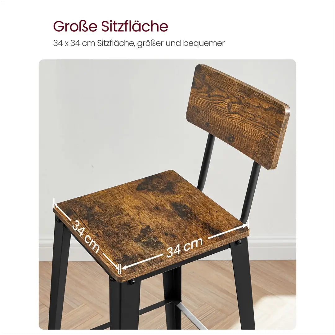 Baro kėdžių komplektas (2vnt) SM080 - €118 Save 40% 100-200, __label:Pristatymas 5-14 d.d., baro-kedes, notouch30, song