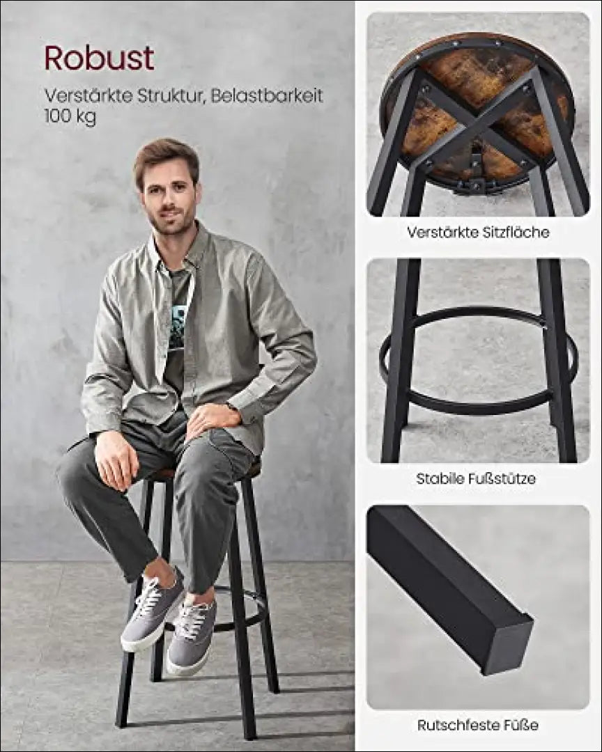 Baro kėdžių komplektas (2vnt) SM115 - €149 Save 40% 100-200, __label:Pristatymas 5-14 d.d., baro-kedes, notouch30, song