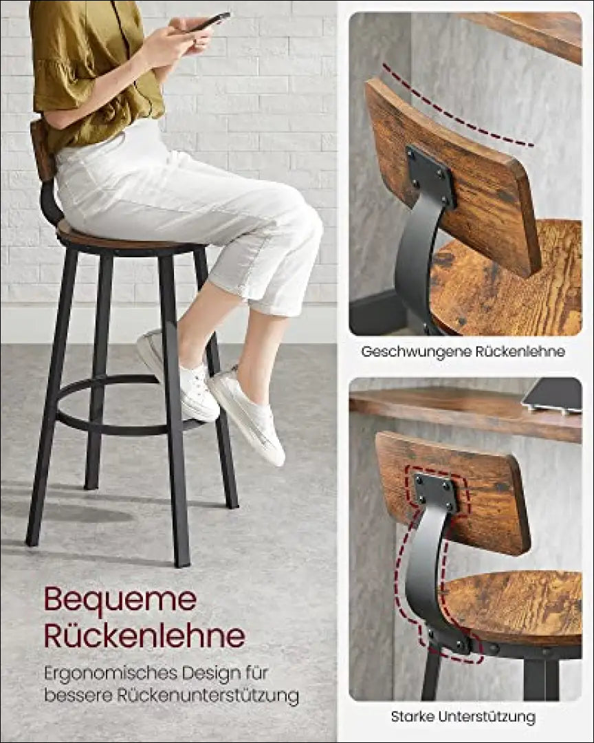 Baro kėdžių komplektas (2vnt) SM115 - €149 Save 40% 100-200, __label:Pristatymas 5-14 d.d., baro-kedes, notouch30, song