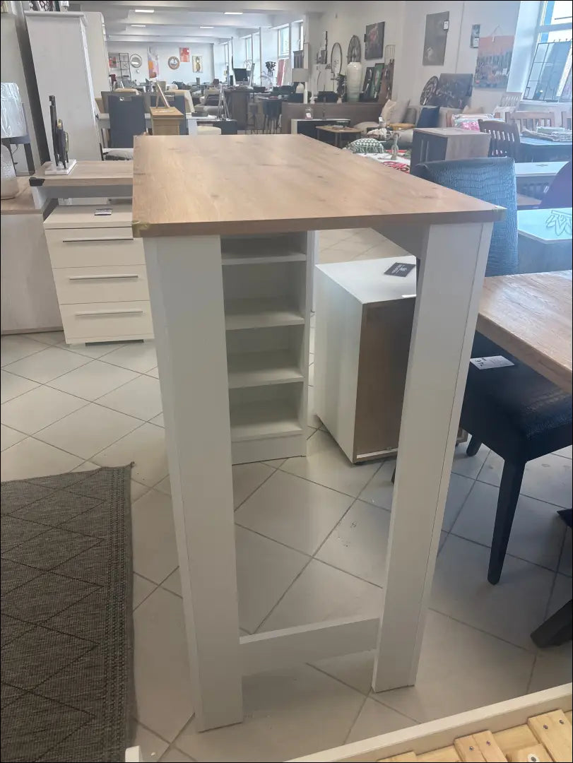 Baro stalas VI1221 - €67 Save 55% 50-100, __label:Pristatymas 1-2 d.d., color-balta, material-mediena, pazeistas €50