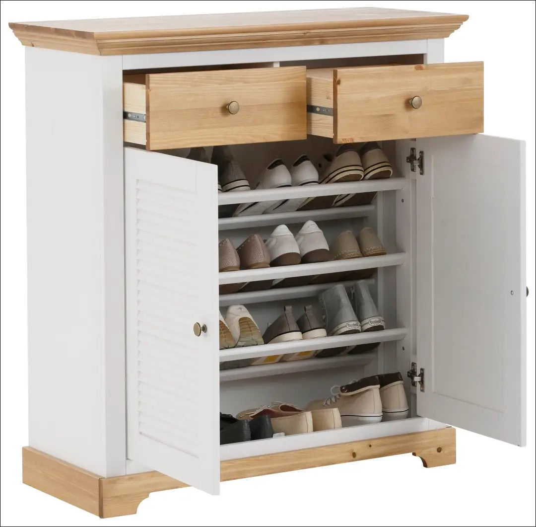 Batų komoda KI1756 - €170 Save 50% 100-200, __label:Pristatymas 1-2 d.d., batu-spintele, biuro-baldai, color-balta €100