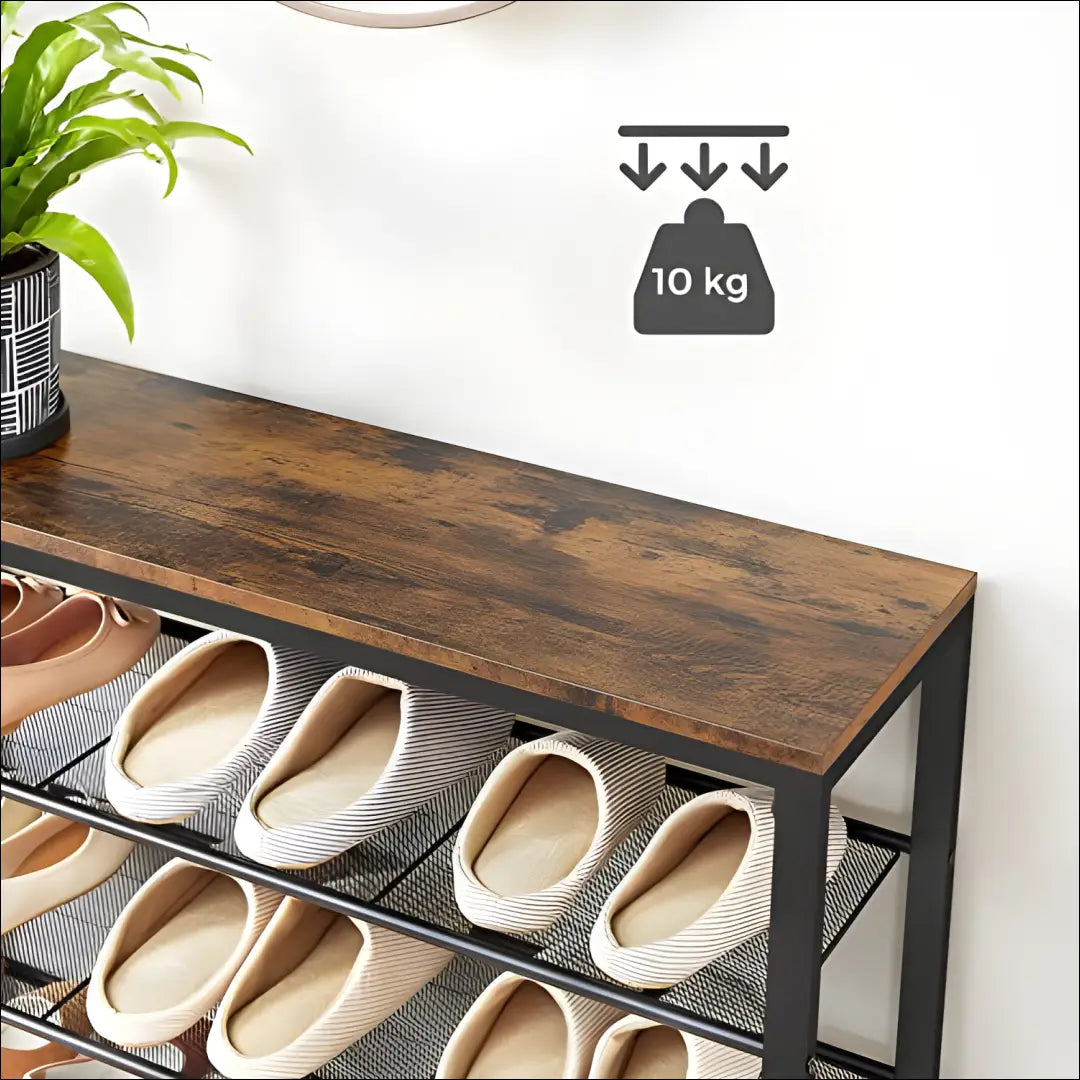 Batų lentyna SM1006 - €99 Save 40% 50-100, __label:Pristatymas 5-14 d.d., batu-lentyna, notouch30, song 100x30x92.5cm