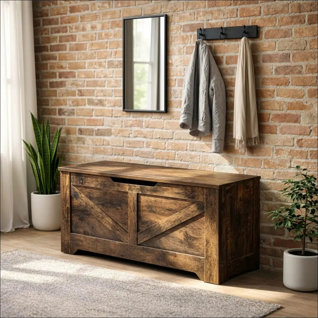 Batų spintelė ąžuolo spalvos 100 cm TE1095 - €77 Save 15% 50-100, __label:Pristatymas 5-14 d.d., elite, uzsakomi €50
