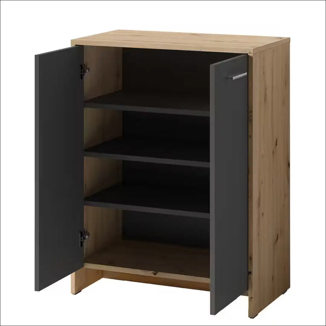 Batų spintelė KI1275 - €57 Save 50% 50-100, __label:Pristatymas 1-2 d.d., batu-lentyna, batu-spintele, color-pilka €50