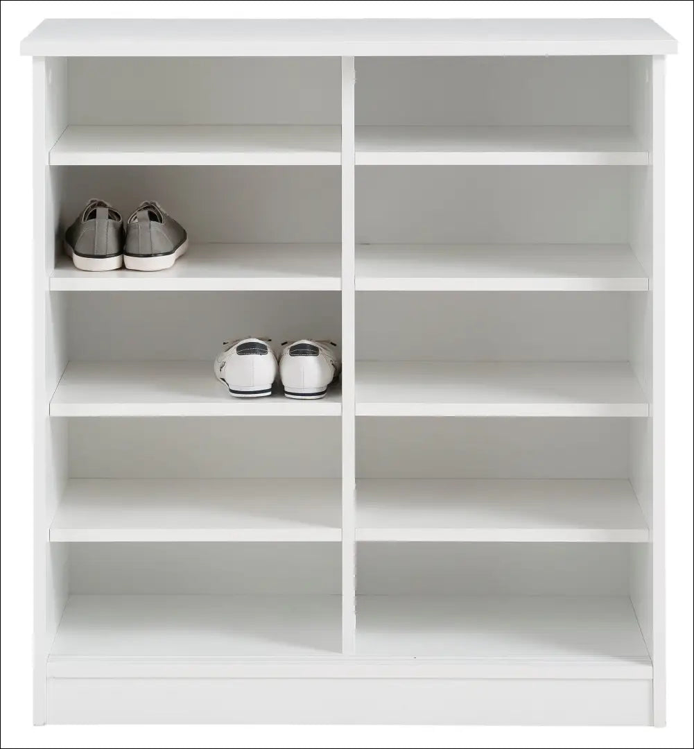 Batų spintelė KI1545 - €145 Save 50% 100-200, __label:Pristatymas 1-2 d.d., batu-lentyna, batu-spintele, color-balta