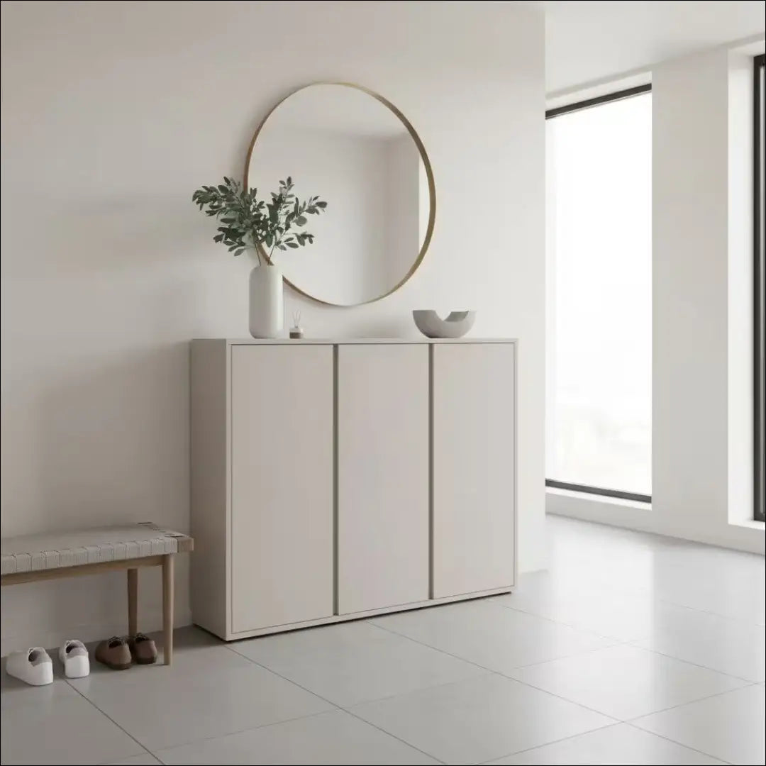 Batų spintelė KI1903 - €180 Save 50% 100-200, __label:Pristatymas 1-2 d.d., batu-lentyna, batu-spintele, color-smelio