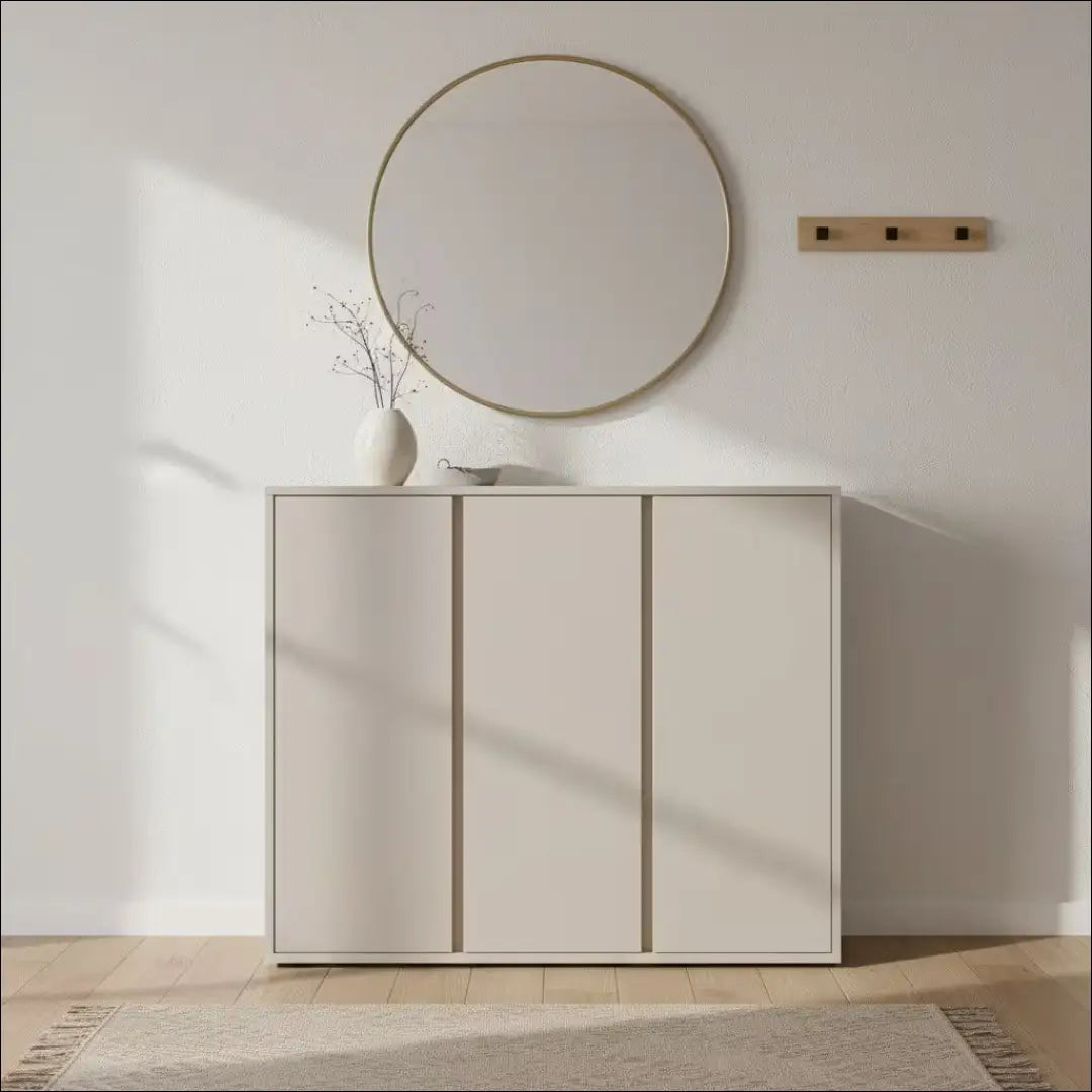 Batų spintelė KI1903 - €180 Save 50% 100-200, __label:Pristatymas 1-2 d.d., batu-lentyna, batu-spintele, color-smelio