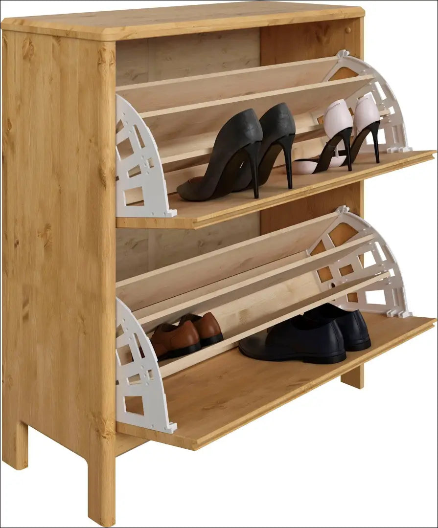 Batų spintelė KI1912 - €120 Save 50% 100-200, __label:Pristatymas 1-2 d.d., batu-lentyna, batu-spintele, color-ruda