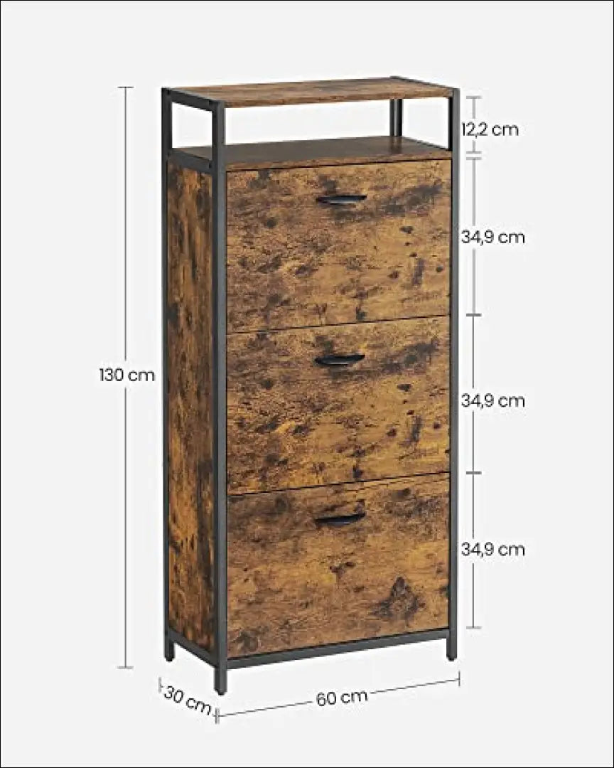 Batų spintelė SM1008 - €172 Save 40% 100-200, __label:Pristatymas 5-14 d.d., batu-spintele, notouch30, song 60x30x130cm