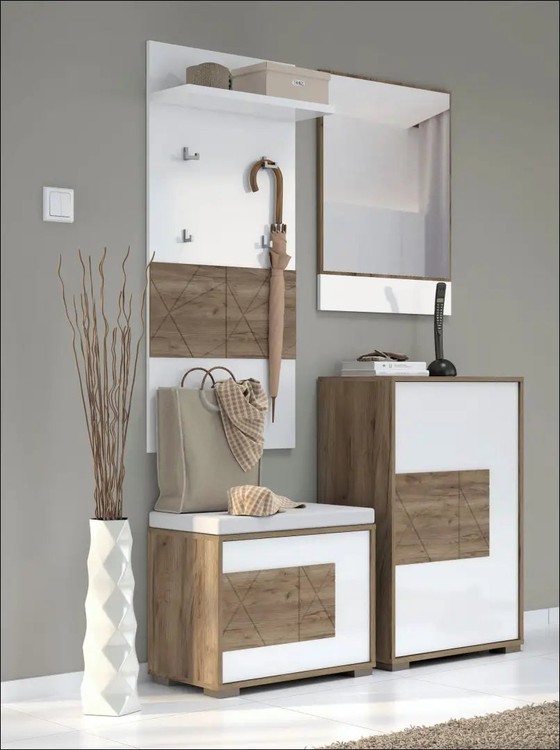 Batų suoliukas KI1562 - €90 Save 50% 50-100, __label:Pristatymas 1-2 d.d., batu-lentyna, batu-spintele, batu-suoliukas