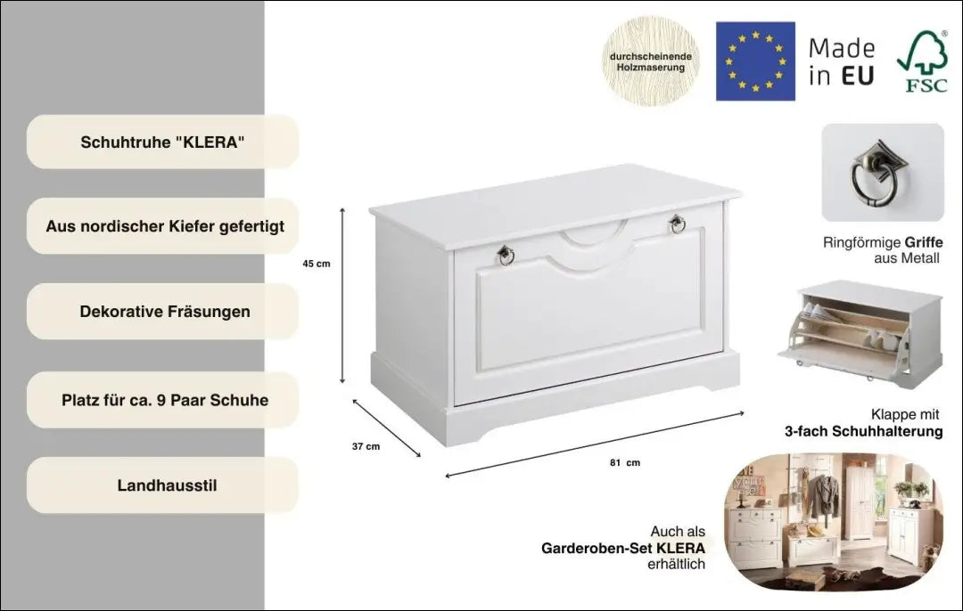 Batų suoliukas KI1859 - €90 Save 50% 50-100, __label:Pristatymas 1-2 d.d., batu-lentyna, batu-spintele, batu-suoliukas
