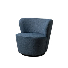 Įkelti vaizdą į galerijos rodinį, Besisukantis fotelis MI451 - €553 Save 50% color-melyna, foteliai, material-akrilas, material-medvilne, minksti
