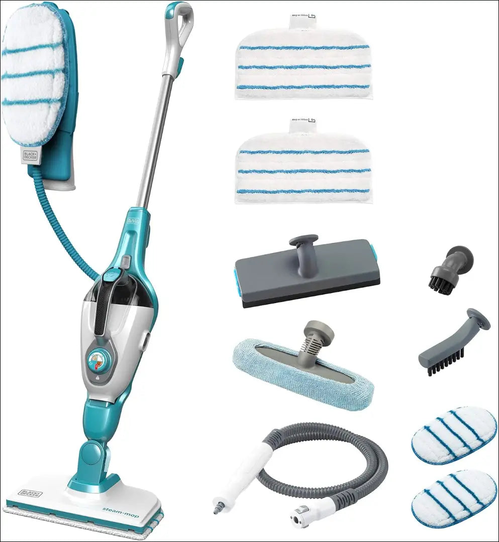 BLACK + DECKER garinė šluota su rankiniu valikliu ir STEAMITT pirštine SP334 - €90 Save 50% 50-100, __label:Pristatymas