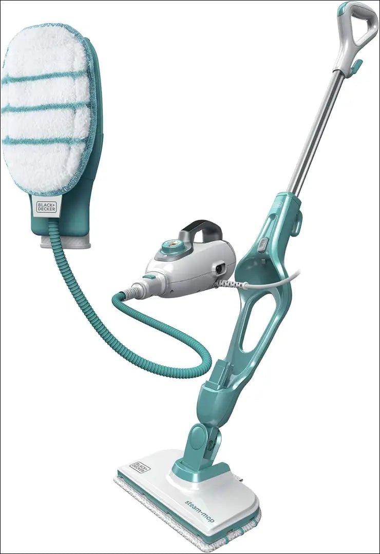 BLACK + DECKER garinė šluota su rankiniu valikliu ir STEAMITT pirštine SP334 - €90 Save 50% 50-100, __label:Pristatymas