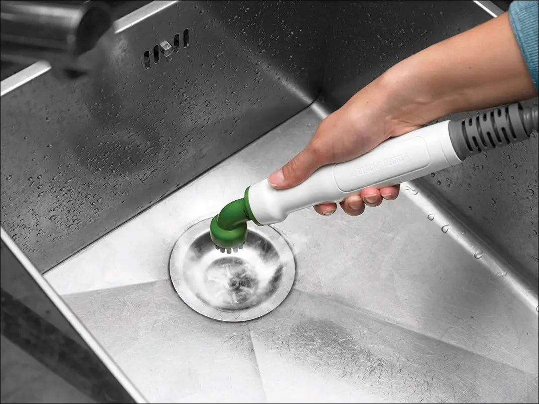 BLACK + DECKER garinė šluota su rankiniu valikliu ir STEAMITT pirštine SP334 - €90 Save 50% 50-100, __label:Pristatymas