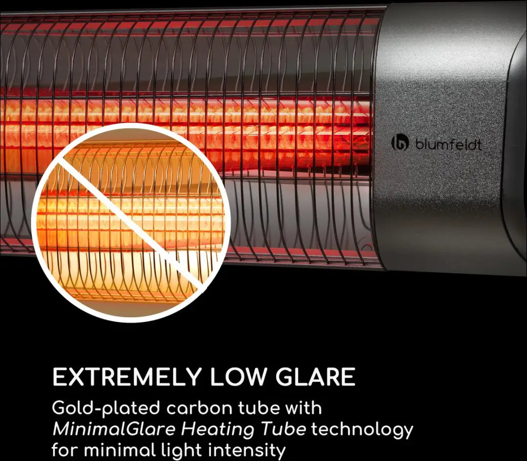 „Blumfeldt Dark Wave“ infraraudonųjų spindulių šildytuvas KI1360 - €75 Save 50% 50-100, __label:Pristatymas 1-2 d.d.,