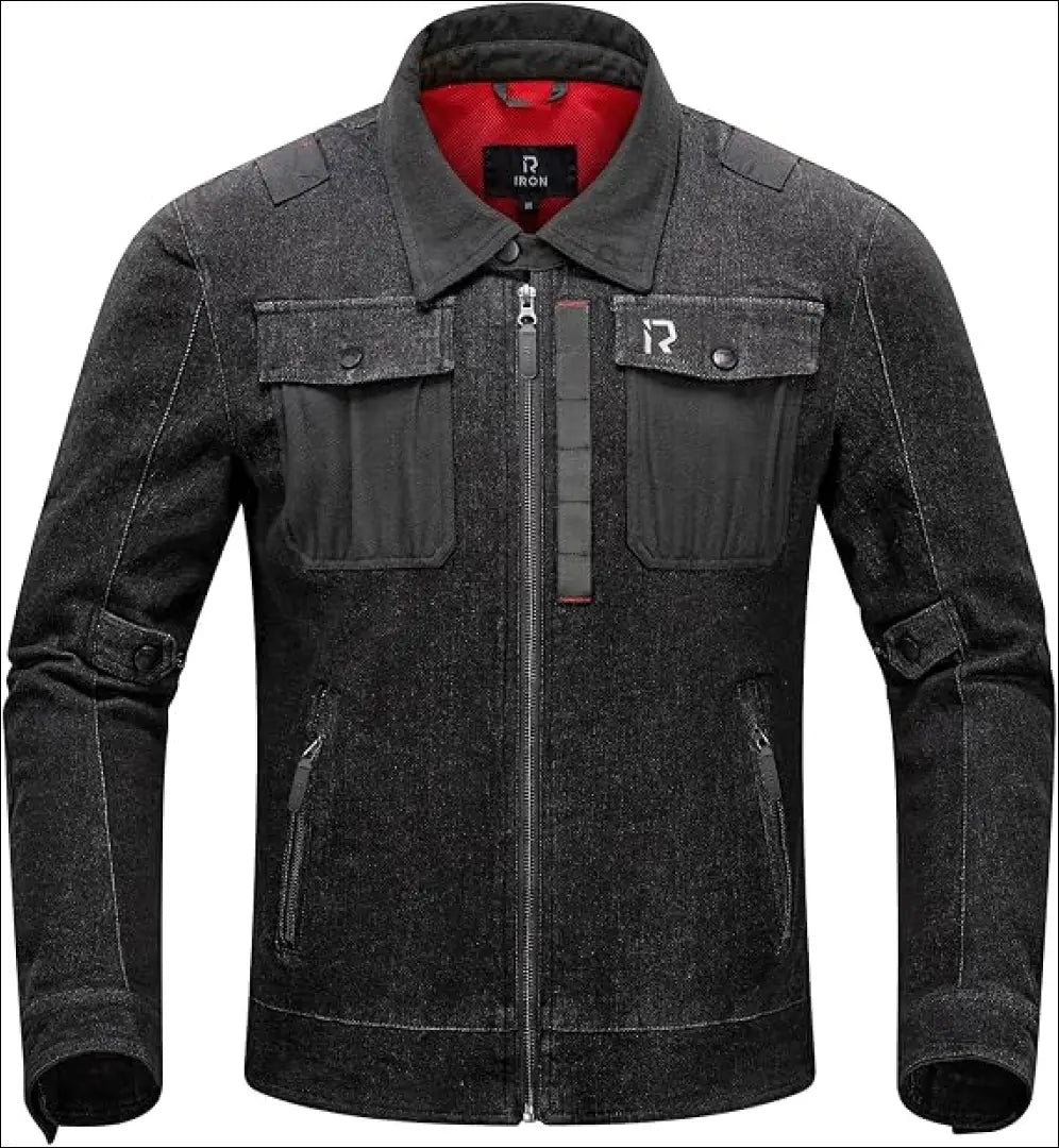 BORLENI vyriška motociklo striukė (XL) SP313 - €45 Save 50% 25-50, __label:Pristatymas 1-2 d.d., color-juoda,