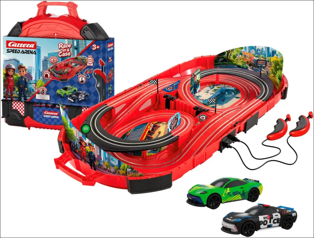 „Carrera SPEED ARENA“ policijos persekiojimo automobilių lenktynių trasa DI12321 - €20 Save 60% __label:Pristatymas 1-2