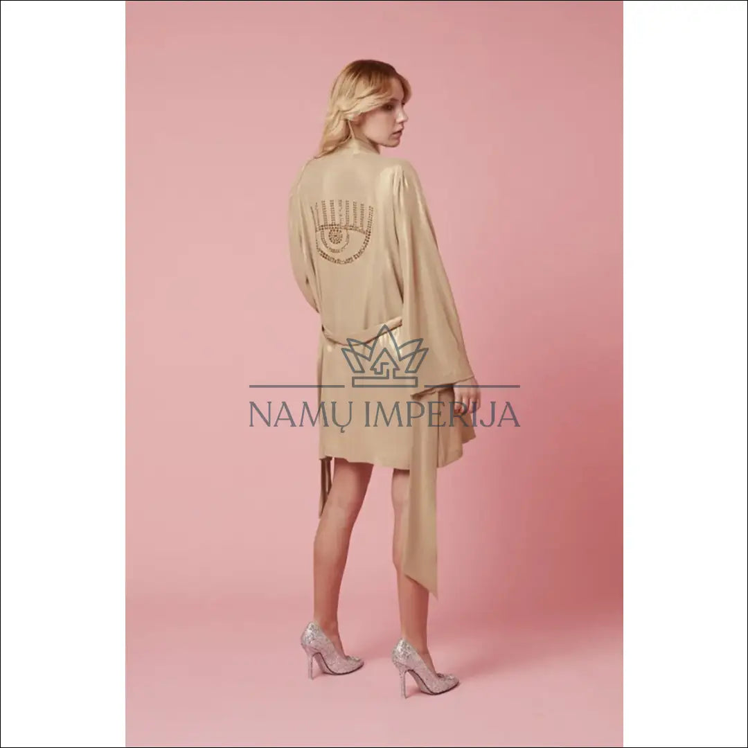 Chalatas “Chiara Ferragni” DI7679 - 50-100, __label:Pristatymas 1-2 d.d., color-auksine, material-poliesteris, pizamos