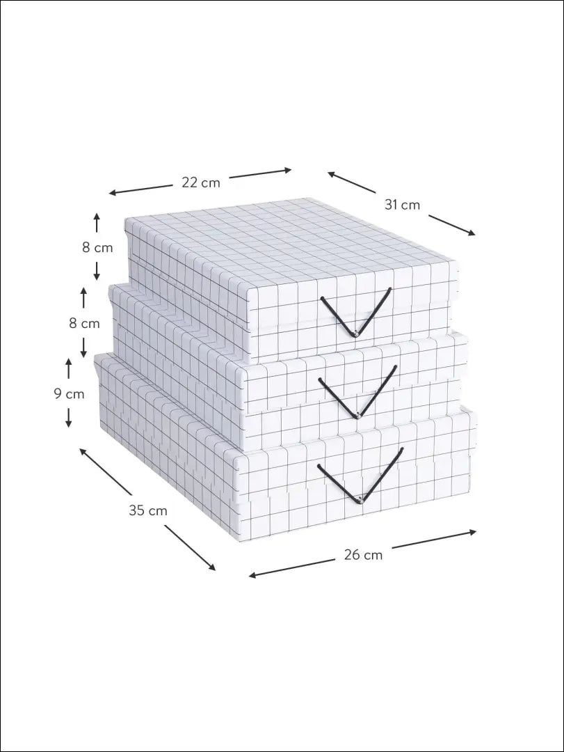 Daiktadėžių komplektas (3vnt) DI4529 - €12 Save 70% __label:Pristatymas 1-2 d.d., biuro-baldai, biuro-reikmenys,