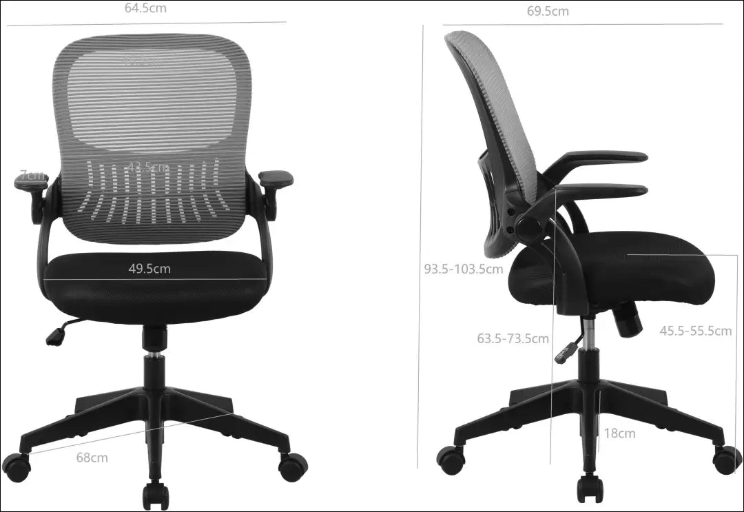 Darbo kėdė BI270 - €65 Save 50% 50-100, __label:Pristatymas 1-2 d.d., biuro-baldai, biuro-kedes, color-juoda €50