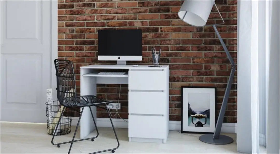 Darbo stalas BI267 - €82 Save 50% 50-100, __label:Pristatymas 1-2 d.d., biuro-baldai, biuro-stalai, color-balta €50