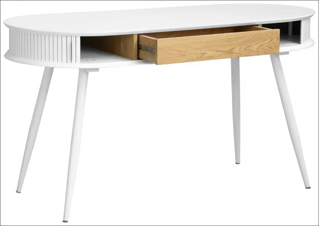 Darbo stalas BI294 - €90 Save 65% 50-100, __label:Pristatymas 1-2 d.d., color-balta, color-ruda, material-mdf €50