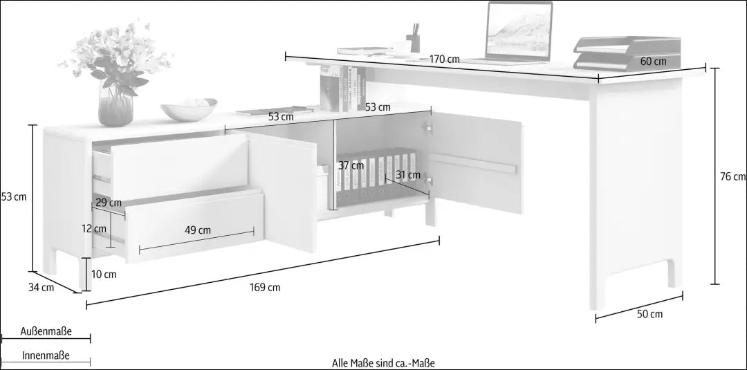 Darbo stalas BI345 - €220 Save 50% __label:Pristatymas 1-2 d.d., biuro-baldai, biuro-stalai, color-ruda,