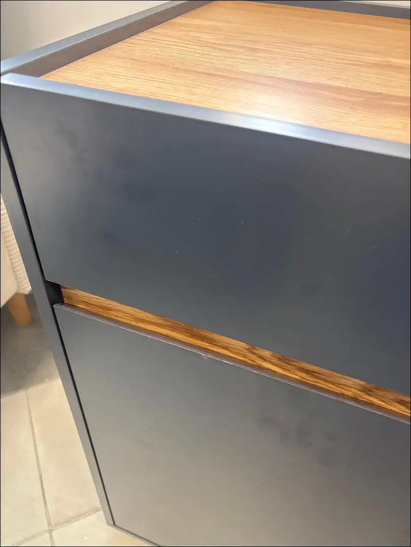 Darbo stalas BI347 - €105 Save 60% 100-200, __label:Pristatymas 1-2 d.d., color-juoda, color-ruda, material-mediena