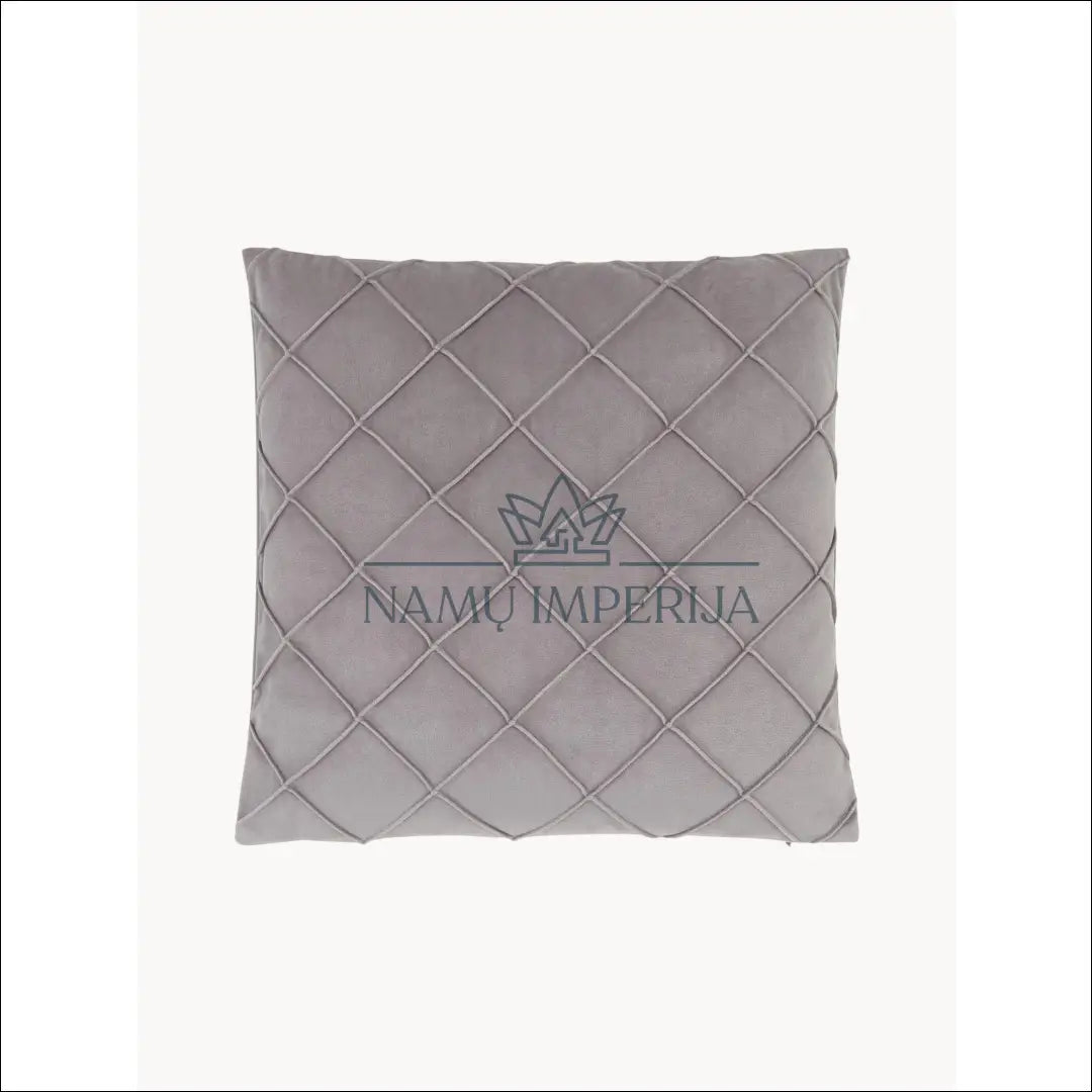 Dekoratyvinė aksominė pagalvėlė DI4292 - €7 Save 60% __label:Pristatymas 1-2 d.d., color-pilka, interjeras,