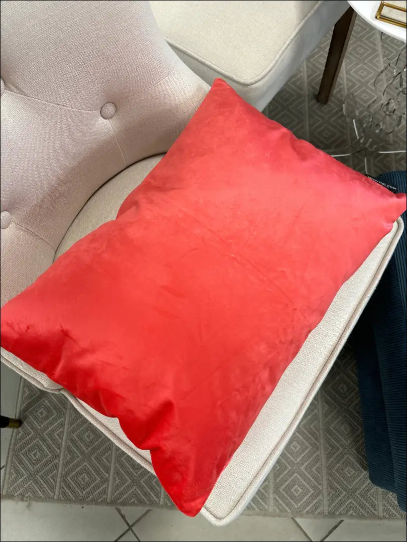 Dekoratyvinė aksominė pagalvėlė DI7378 - €22 Save 55% __label:Pristatymas 1-2 d.d., color-rozine, interjeras,