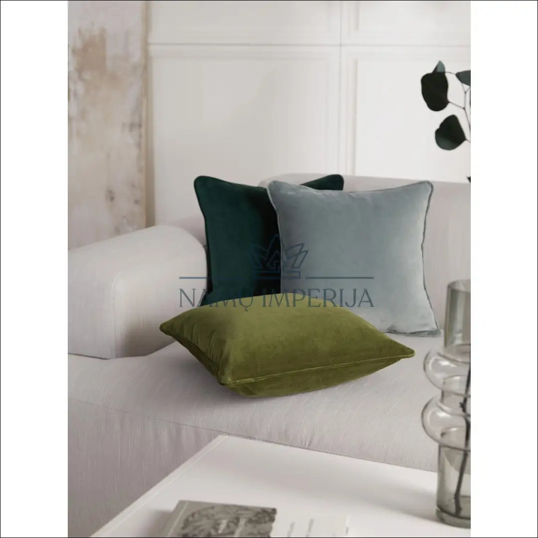 Dekoratyvinė aksominė pagalvėlė DI7438 - €9 Save 60% __label:Pristatymas 1-2 d.d., color-melyna, interjeras,
