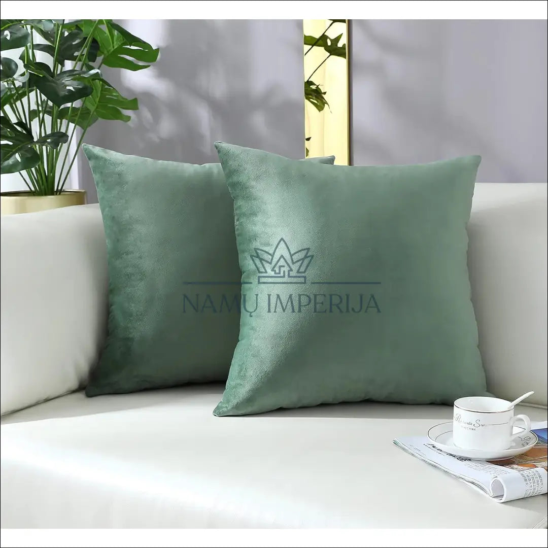 Dekoratyvinė aksominė pagalvėlė DI8162 €9 Save 55% __label:Pristatymas 1 2 d.d., color turkis, interjeras, material
