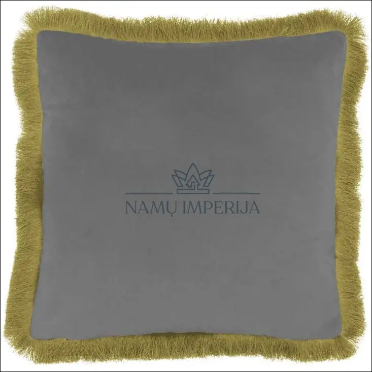 Dekoratyvinė aksominė pagalvėlė DI8884 - €26 Save 50% 25-50, __label:Pristatymas 1-2 d.d., color-geltona, color-pilka,