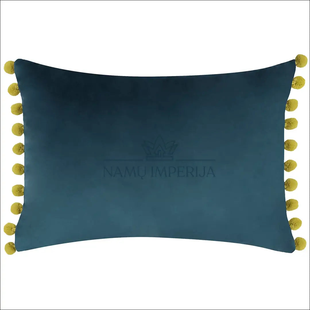 Dekoratyvinė aksominė pagalvėlė DI9115 - €13 Save 50% __label:Pristatymas 1-2 d.d., color-geltona, color-melyna,