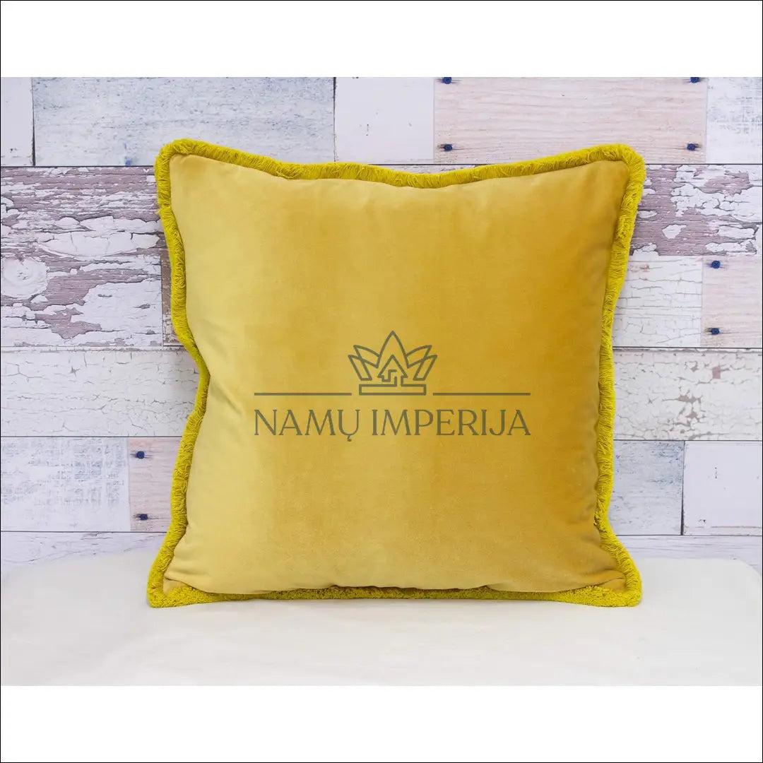 Dekoratyvinė aksominė pagalvėlė DI9116 - €16 Save 50% __label:Pristatymas 1-2 d.d., color-geltona, interjeras,