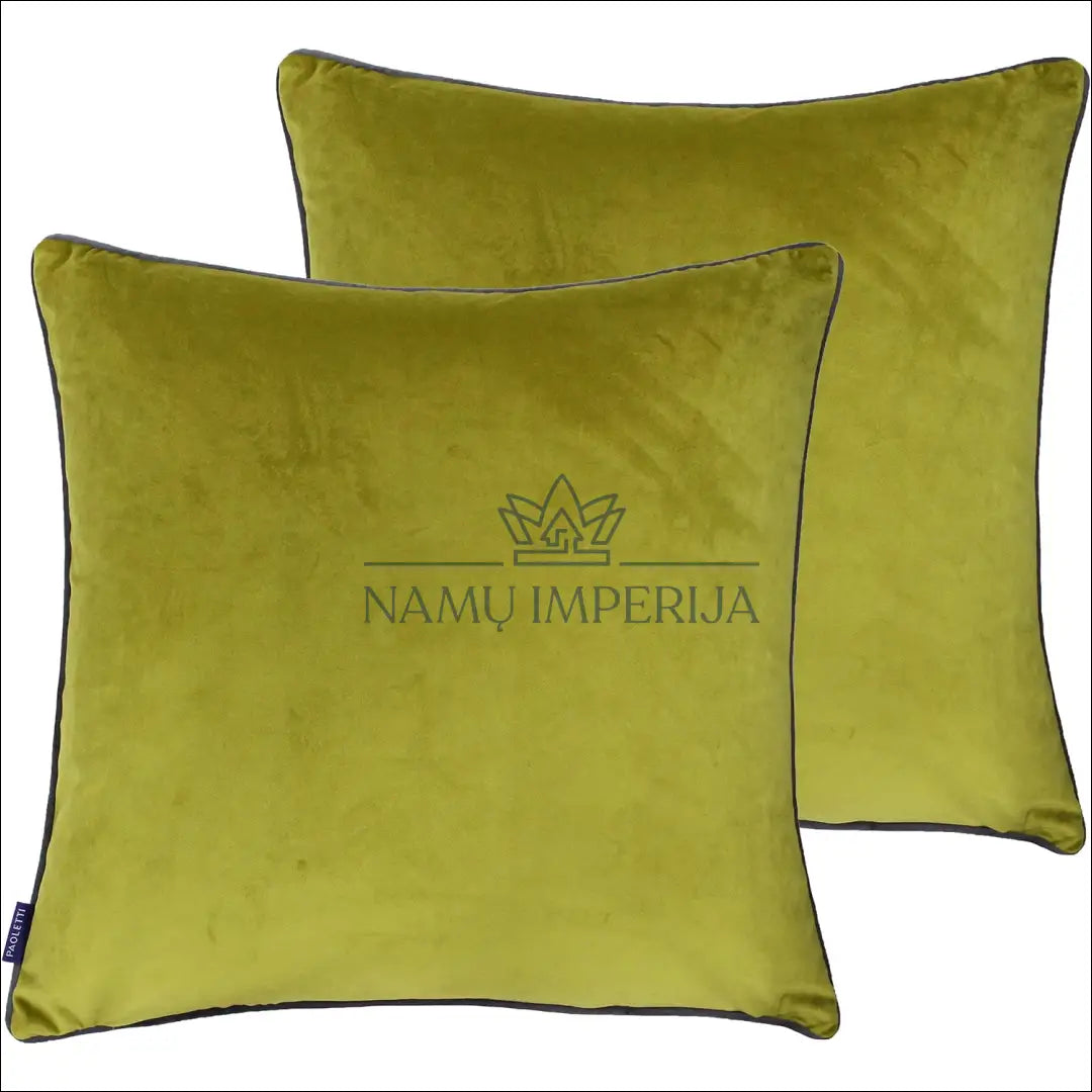 Dekoratyvinė aksominė pagalvėlė DI9117 - €23 Save 50% __label:Pristatymas 1-2 d.d., color-geltona, color-zalia,