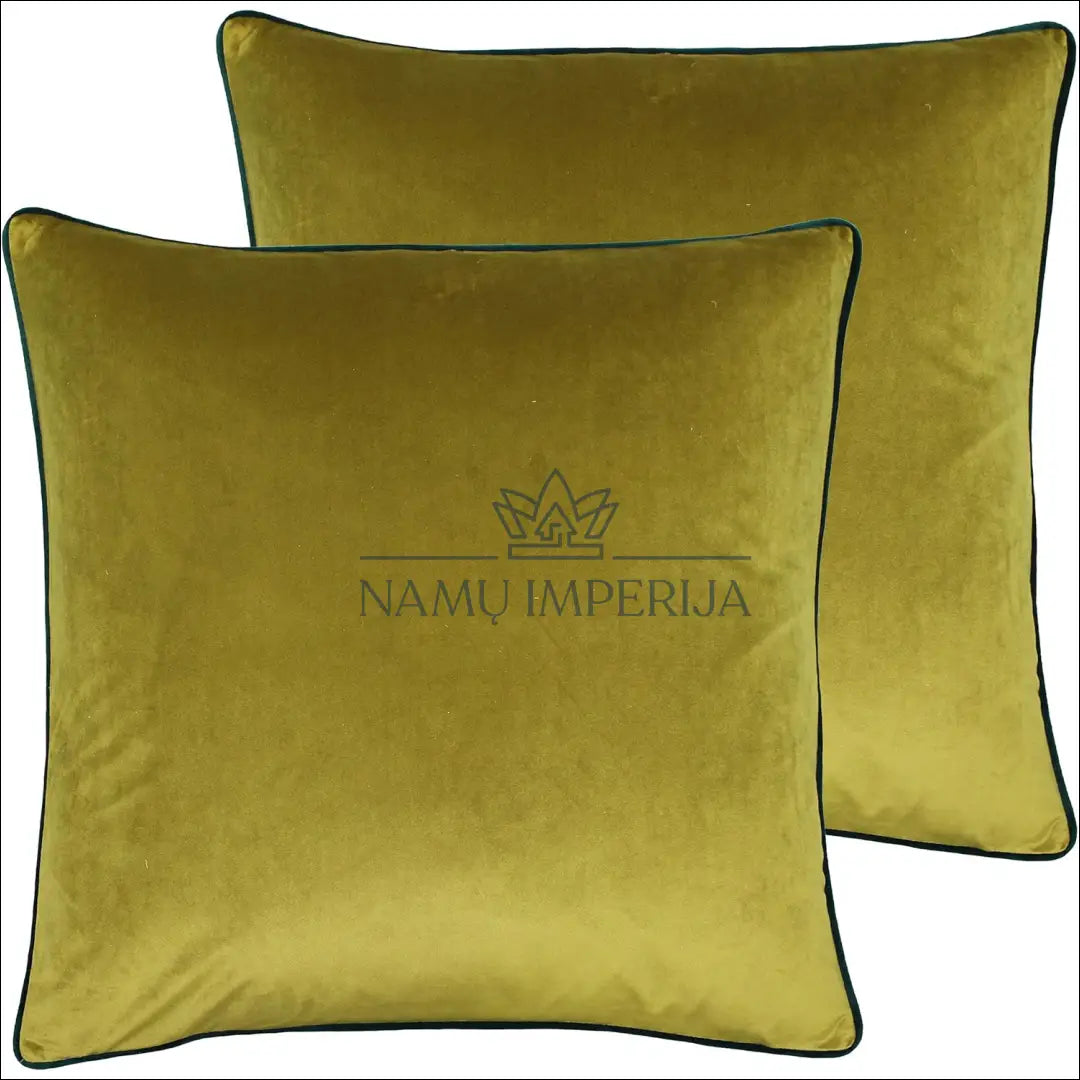 Dekoratyvinė aksominė pagalvėlė DI9133 - €23 Save 50% __label:Pristatymas 1-2 d.d., color-geltona, color-zalia,