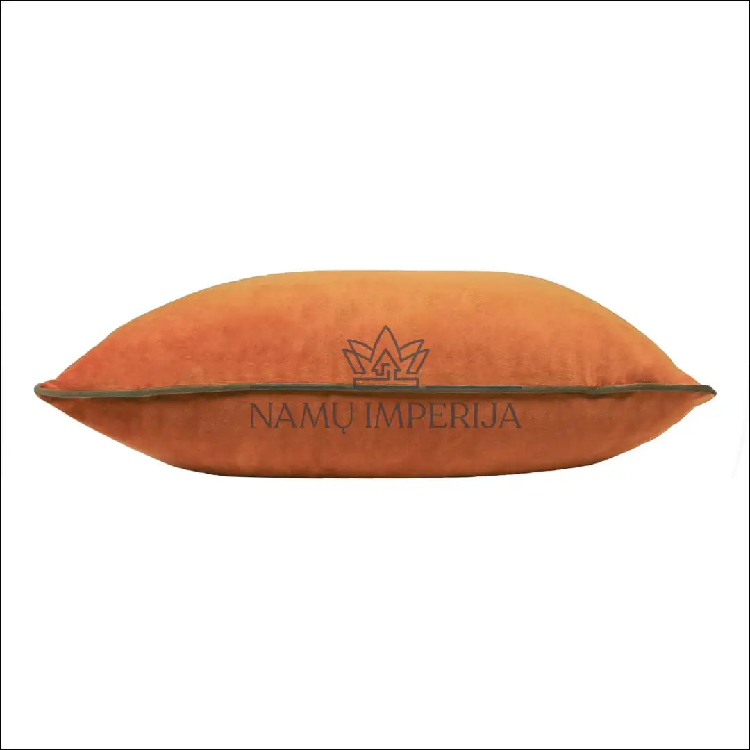 Dekoratyvinė aksominė pagalvėlė DI9136 - €23 Save 50% __label:Pristatymas 1-2 d.d., color-oranzine, color-pilka,