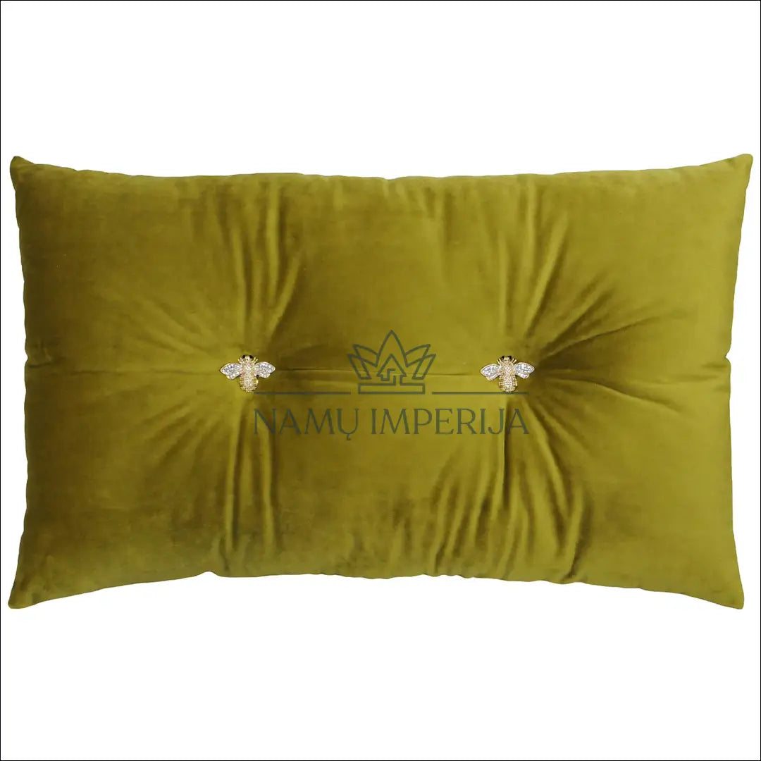 Dekoratyvinė aksominė pagalvėlė DI9146 - €16 Save 50% __label:Pristatymas 1-2 d.d., color-geltona, color-zalia,