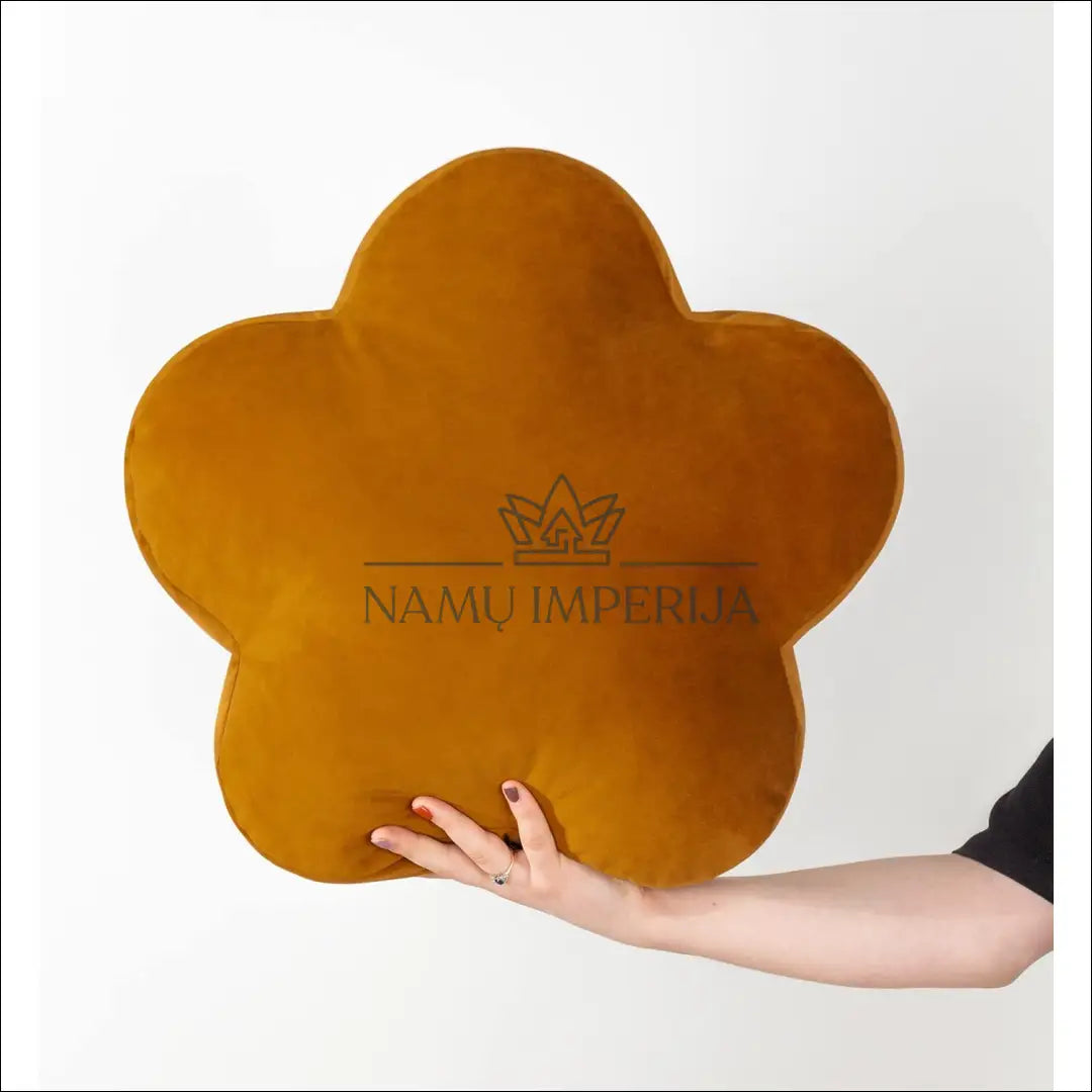 Dekoratyvinė aksominė pagalvėlė DI9148 - €15 Save 50% __label:Pristatymas 1-2 d.d., color-ruda, interjeras,