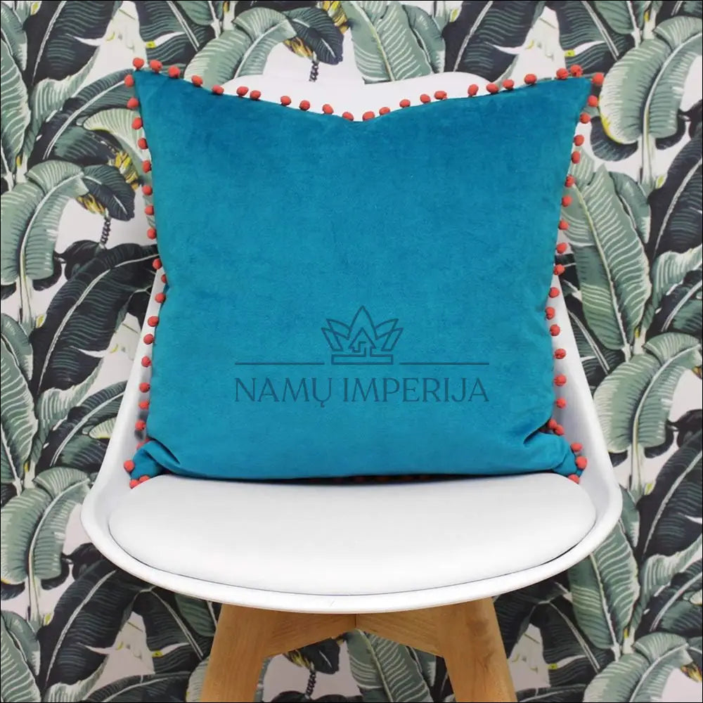 Dekoratyvinė aksominė pagalvėlė DI9151 - €11 Save 50% __label:Pristatymas 1-2 d.d., color-melyna, color-rozine,
