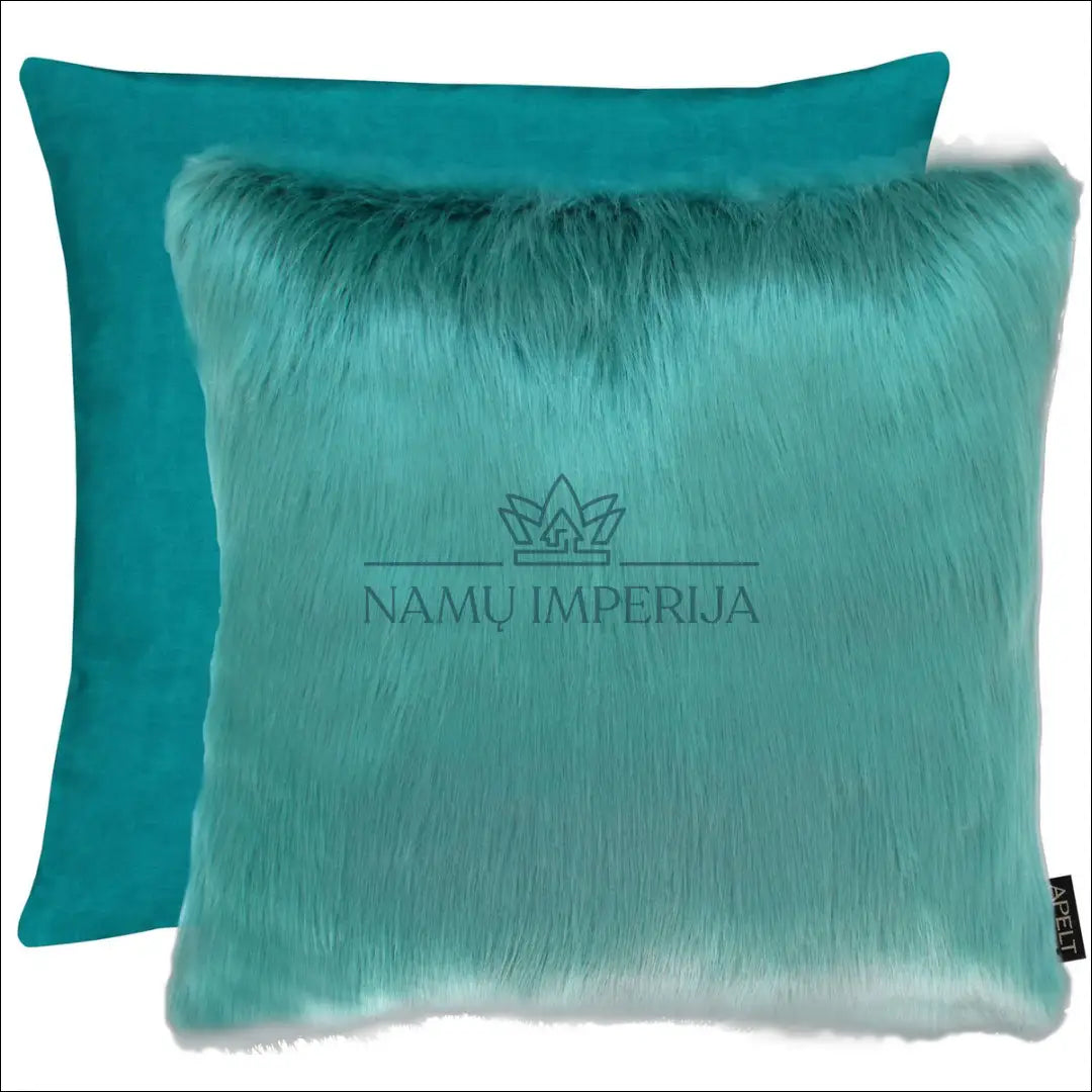 Dekoratyvinė kailinė pagalvėlė DI8920 - €14 Save 50% __label:Pristatymas 1-2 d.d., color-turkis, interjeras,