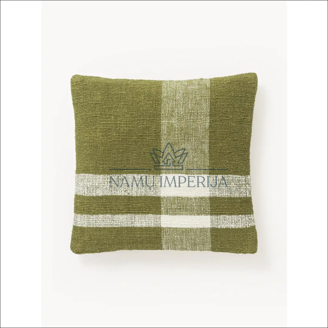 Dekoratyvinė lininė pagalvėlė DI7235 - €18 Save 50% __label:Pristatymas 1-2 d.d., color-balta, color-zalia, interjeras,