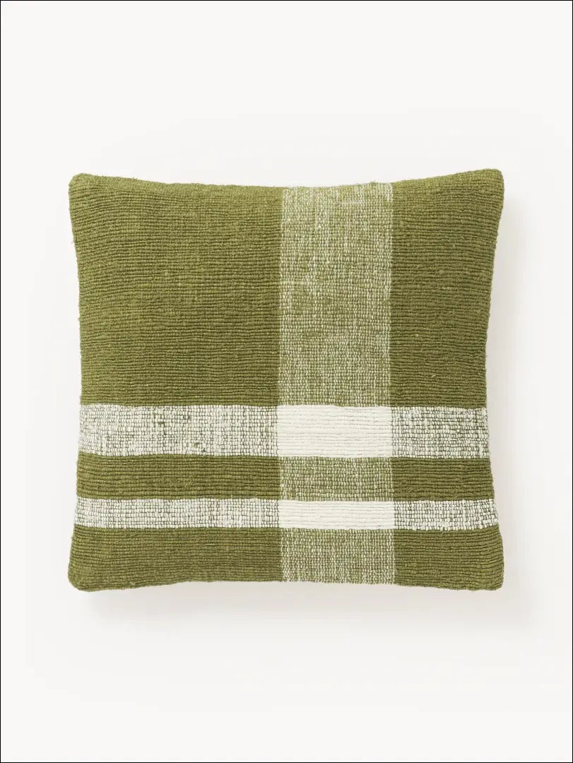 Dekoratyvinė lininė pagalvėlė DI7235 - €16 Save 55% __label:Pristatymas 1-2 d.d., color-balta, color-zalia, interjeras,