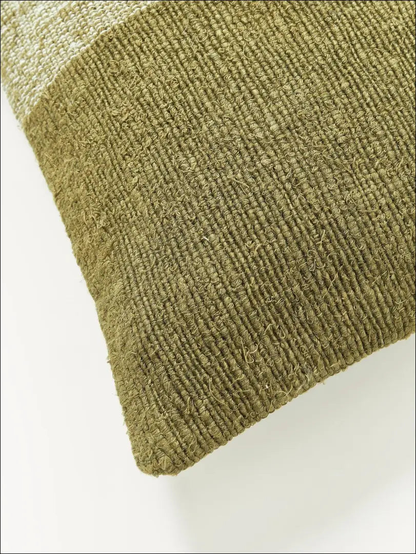 Dekoratyvinė lininė pagalvėlė DI7235 - €14 Save 60% __label:Pristatymas 1-2 d.d., color-balta, color-zalia, interjeras,