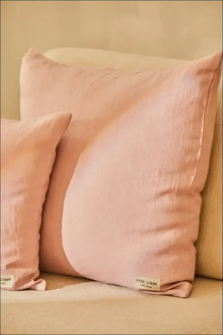 Dekoratyvinė lininė pagalvėlė DI7517 - €12 Save 60% __label:Pristatymas 1-2 d.d., color-rozine, interjeras,