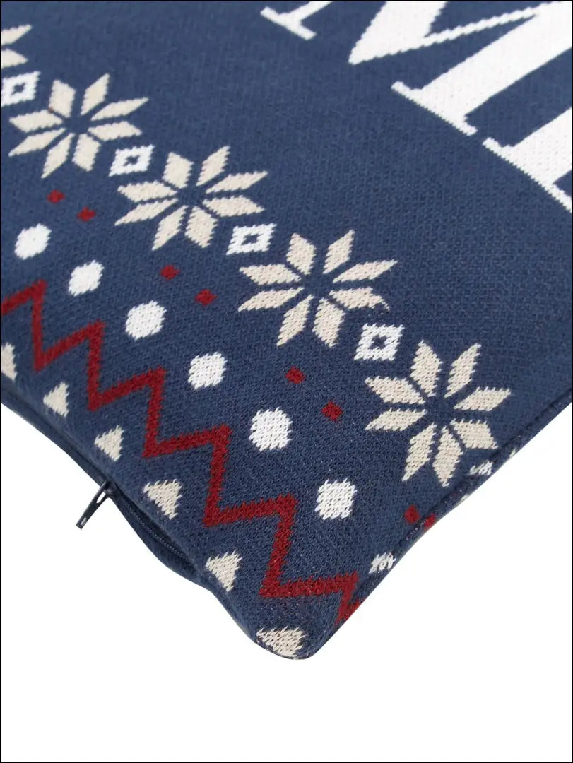 Dekoratyvinė megzta pagalvėlė DI4328 - €13 Save 50% __label:Pristatymas 1-2 d.d., color-balta, color-melyna,