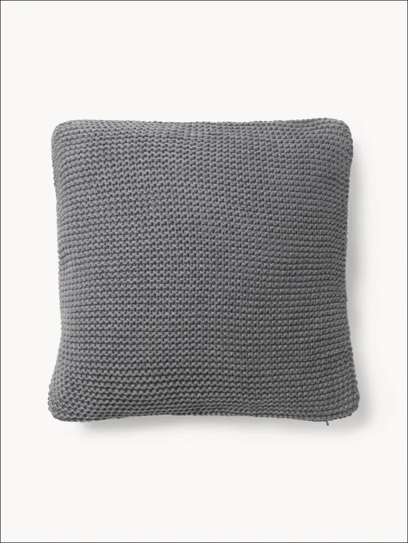Dekoratyvinė megzta pagalvėlė DI4469 - €14 Save 50% __label:Pristatymas 1-2 d.d., color-pilka, interjeras,